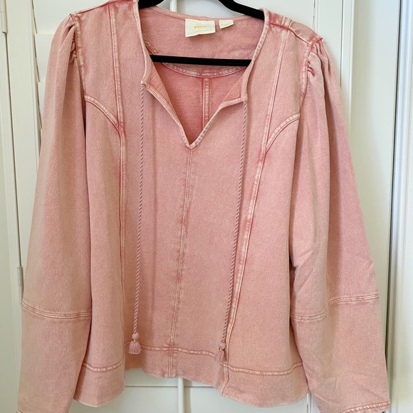 Tops - NWOT Anthropologie sweatshirt size XL